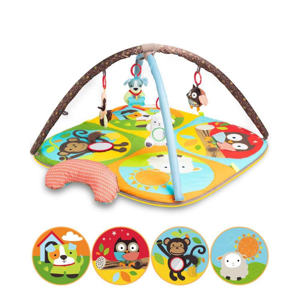 Baby Play Mat Zoo Themed Sensory Baby Toys For 0-6 Months Infant